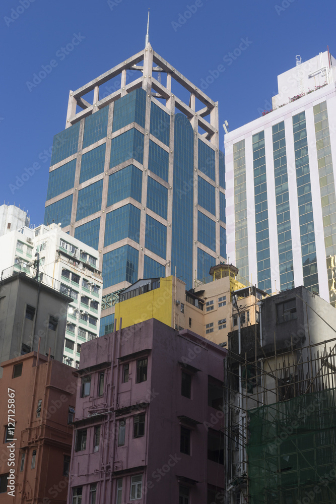 Central Hong Kong semi-abstract building