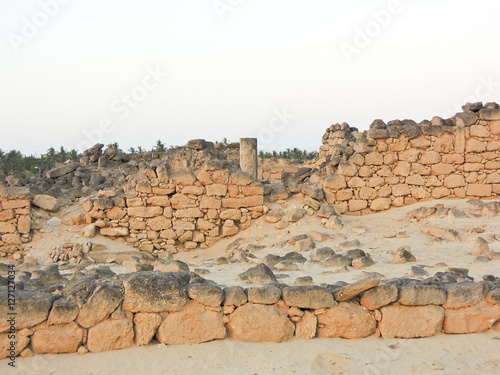 Sumhuram Old City (Salalah, Oman), ancient ruins photo