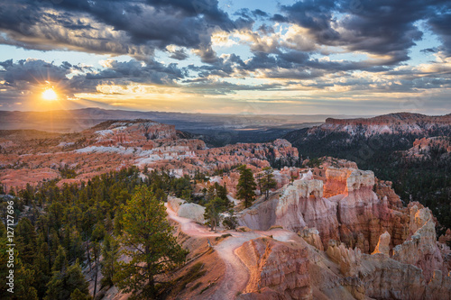Bryce Canyon National Park from Sunrise Point in early morning light, Utah, USA