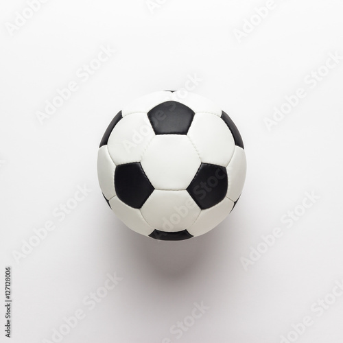 soccer ball on the white backgound. not isolated