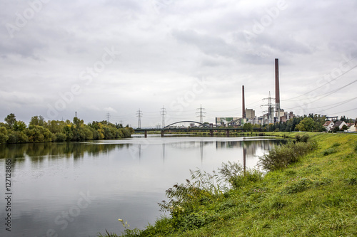 Grosskrotzenburg power station, Main river, Germany © travelview