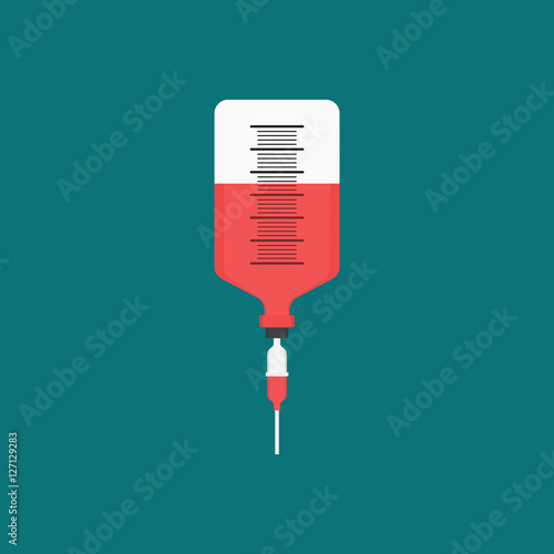 IV bag icon - Vector