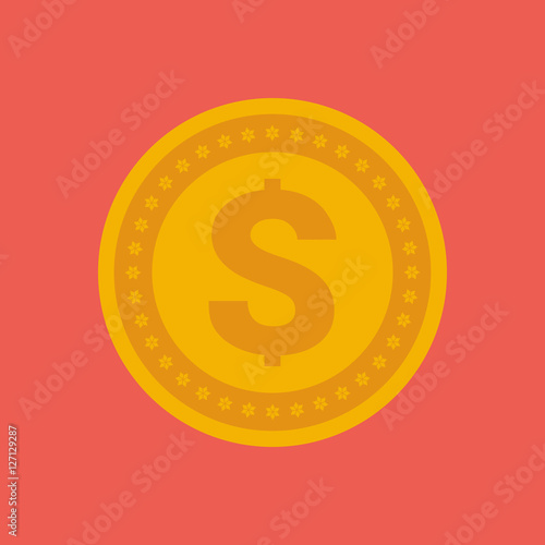 Gold coin icon - Vector