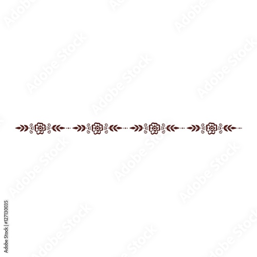 Mehendi pattern illustration