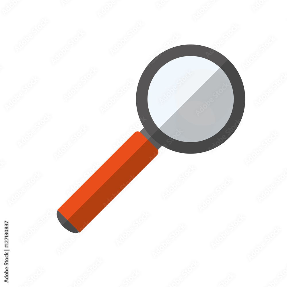 Lupe tool icon. Search magnifying glass zoom and lens heme. Isolated design. Vector illustration Lupe tool icon. Search magnifying glass zoom and lens heme. Isolated design. Vector illustration