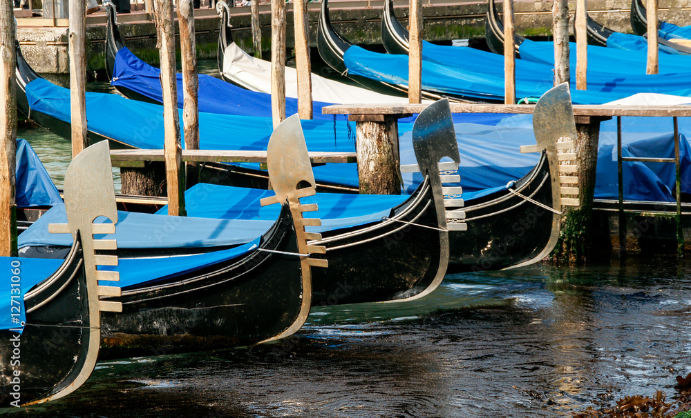 Gondolas in Venice