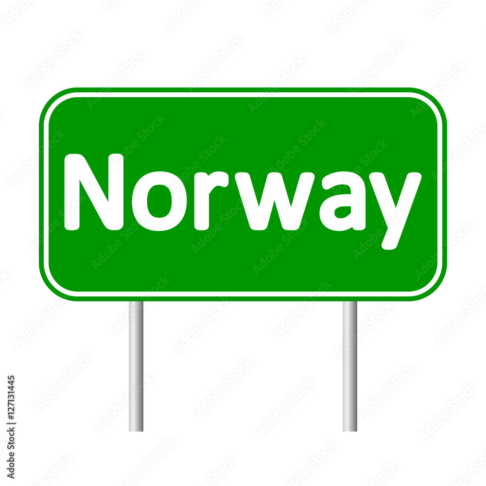 Norway road sign.