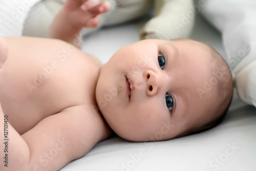 Portrait of cute baby girl