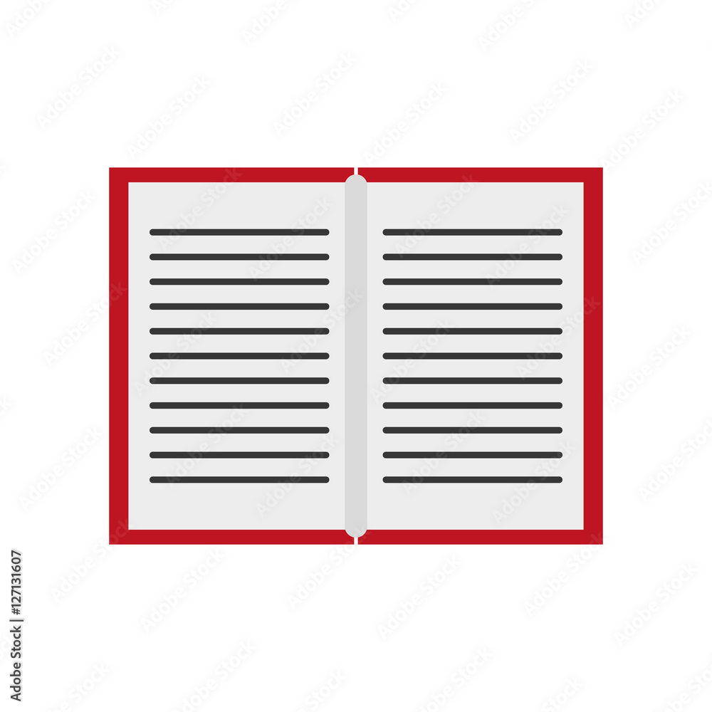Book object icon. Education literature read and library theme. Isolated design. Vector illustration Book object icon. Education literature read and library theme. Isolated design. Vector illustration