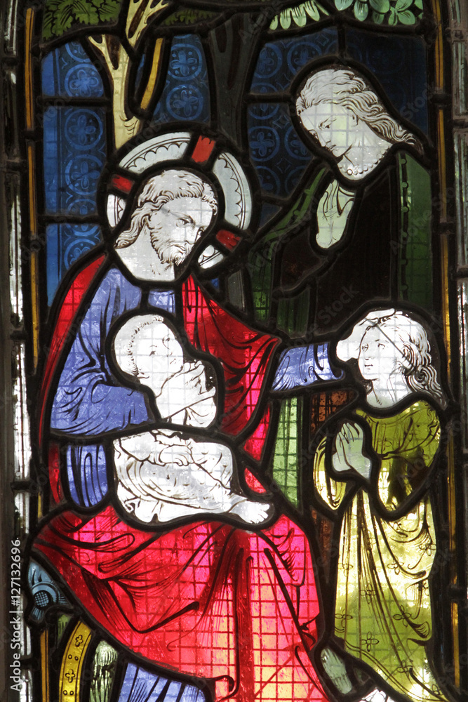 Obraz premium Jésus Enfant. Church of St Peter and Paul. Turquie.