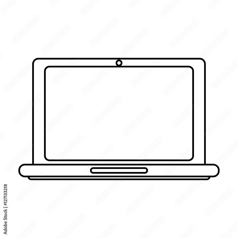Laptop icon. Device gadget technology and electronic theme. Isolated design. Vector illustration Laptop icon. Device gadget technology and electronic theme. Isolated design. Vector illustration