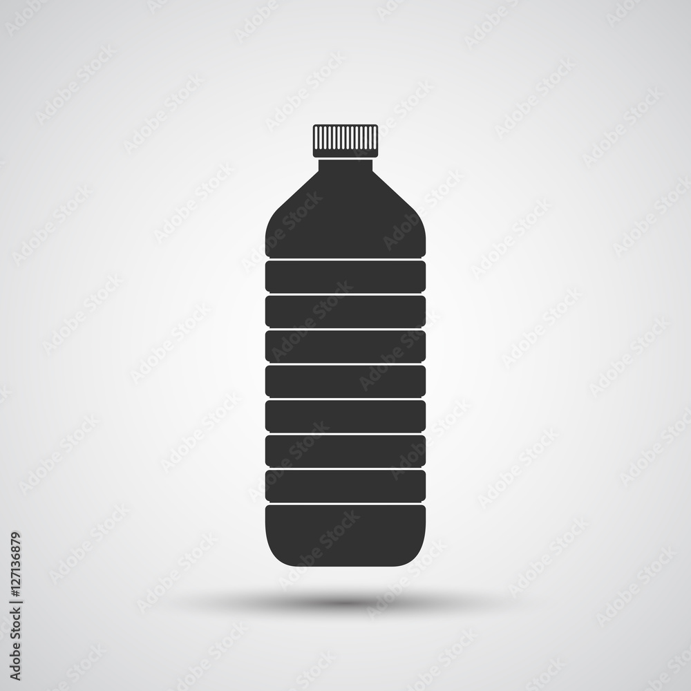 Plastic bottle of water icon - Vector Plastic bottle of water icon - Vector