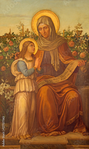 Canvas Print ROME, ITALY - MARCH 12, 2016: The paint of St