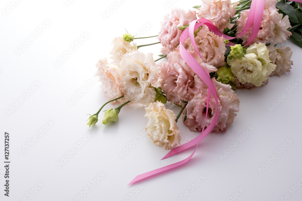 ピンク色のトルコキキョウ Stock 写真 Adobe Stock