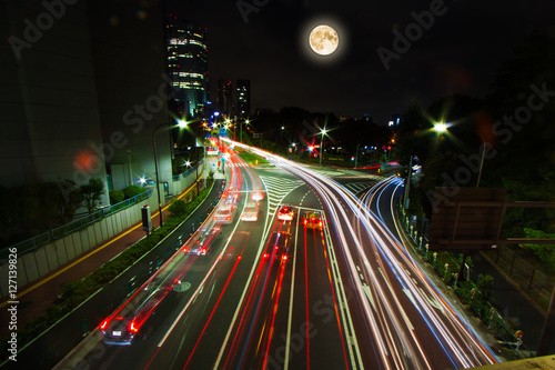 Photography Moon Lights City Lights