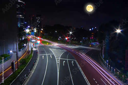 Moon Lights City Lights © hedge1