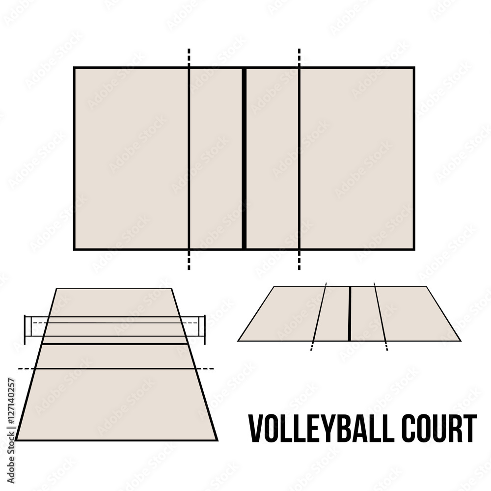 Volleyball Court Vector Art, Icons, and Graphics for Free Download