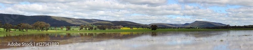 Flooding in Crowther, Central West NSW Australia