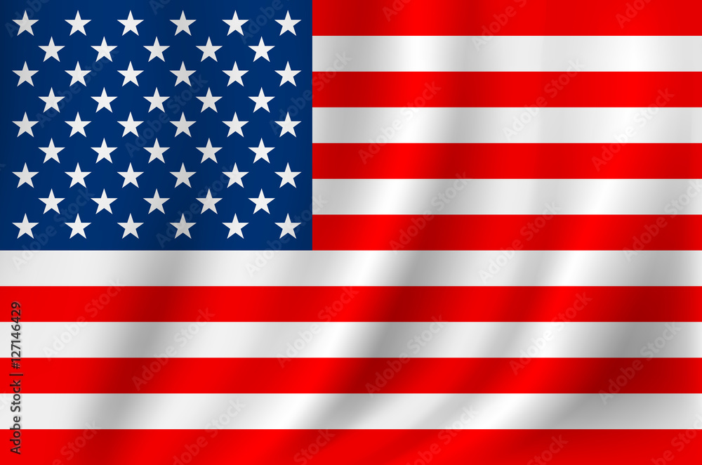 Obraz premium usa flag