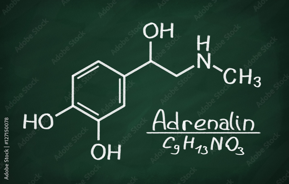 Structural model of Adrenalin Structural model of Adrenalin
