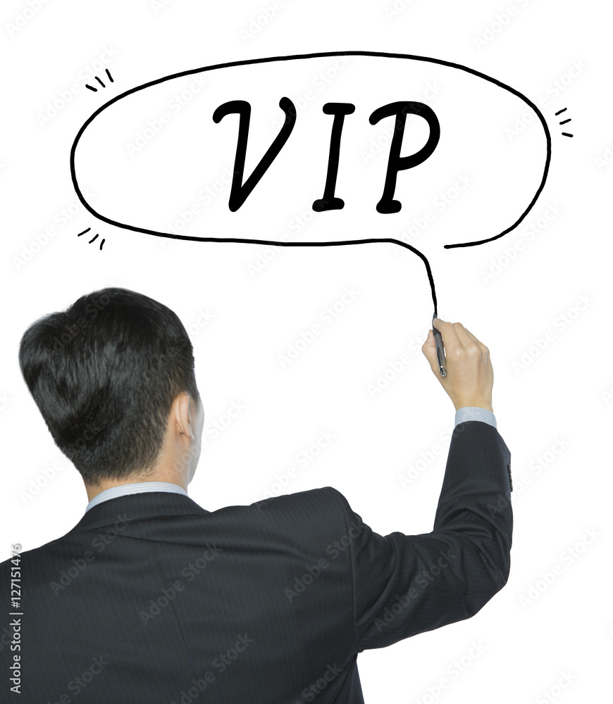 VIP written by man VIP written by man