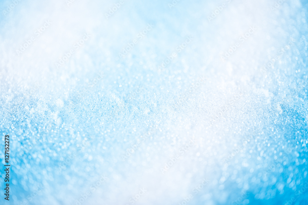 Obraz premium Abstract silver light on blue blurred background