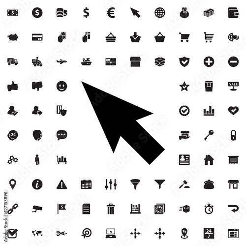 pointer icon illustration