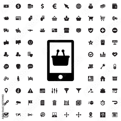 online shopping icon illust...