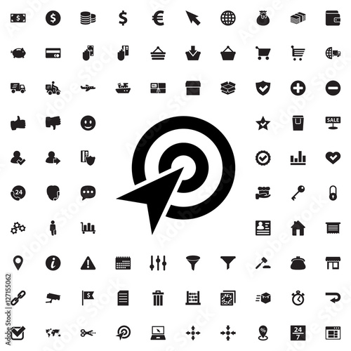 target icon illustration
