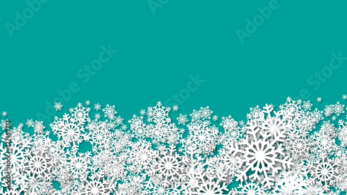 bannière flocon de neige