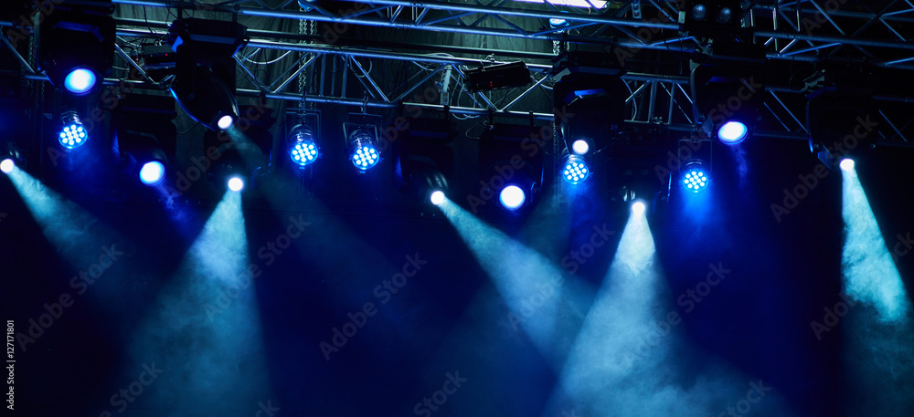 Fototapeta premium Stage, concert light.