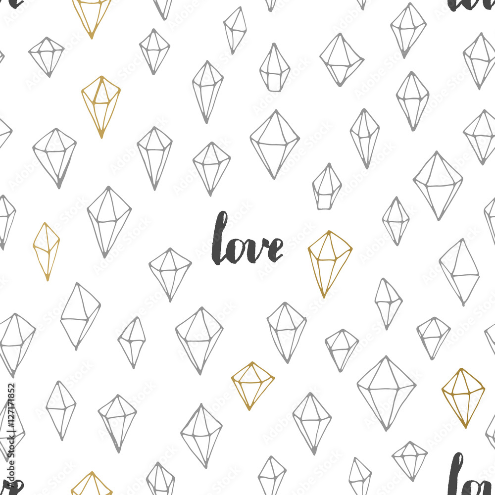 Seamless valentines pattern. Seamless valentines pattern.