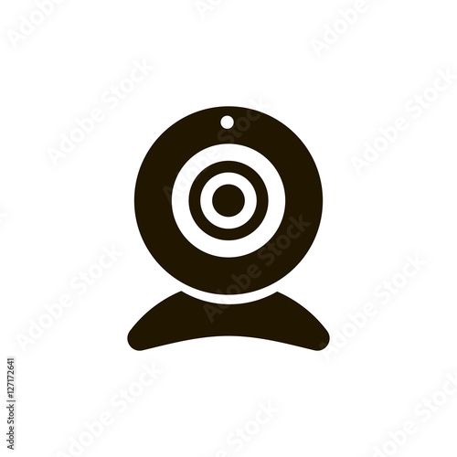 Web camera icon vector illustration