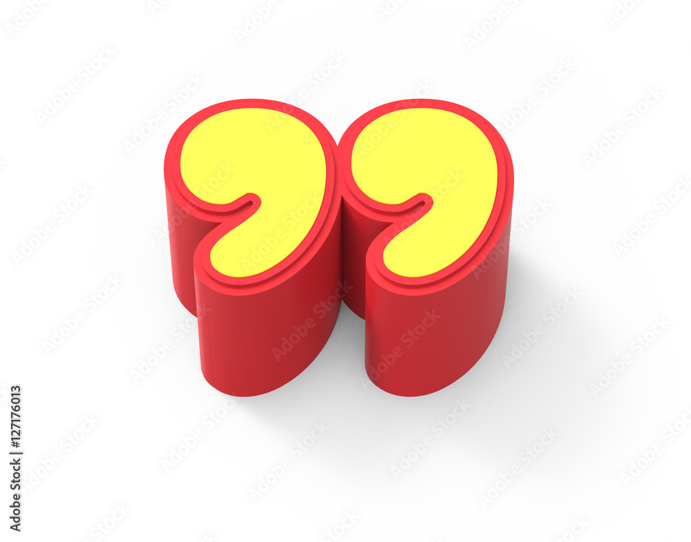 yellow quotation mark Stock Illustration Adobe Stock
