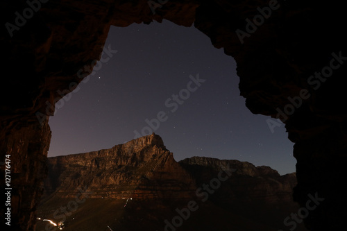 Table Mountain at Night