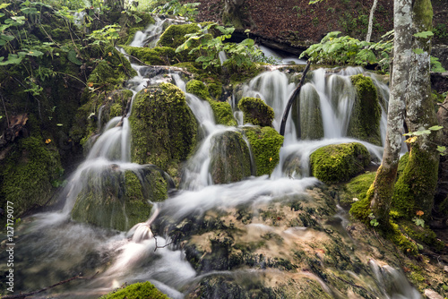 Waterfalls in Plitvice National Park Croatia Europe