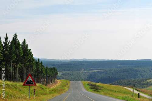 Sud Africa, 25/09/2009: il paesaggio sudafricano visto dalla N2, la celebre Garden Route, la strada panoramica della costa sud-orientale dal Wester Cape all' Eastern Cape
