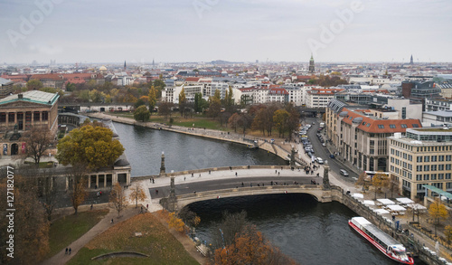 Alte Nationalgalerie panoramatic view Berlin © vardy
