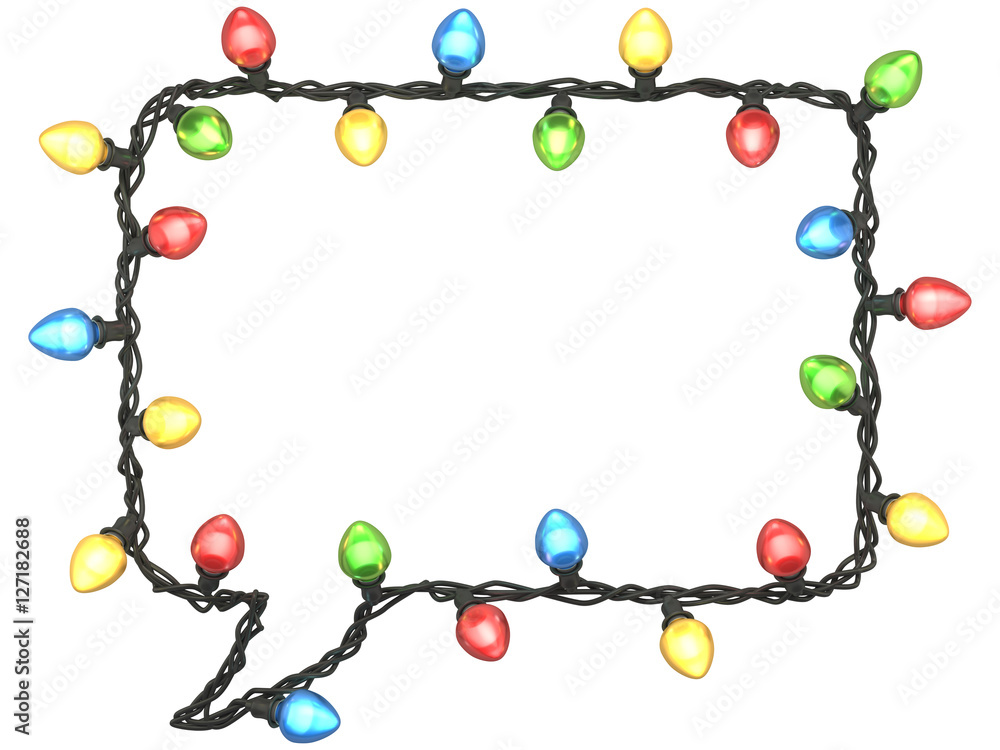 Garland light bubble text.
Garland light bubble text.