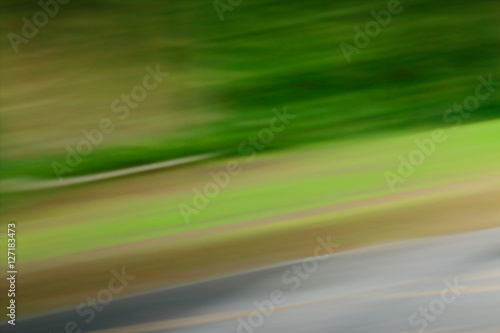 Abstract grey and green background with blurred lines