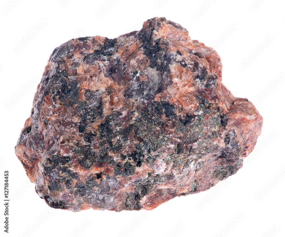 single dark granite isolated on white single dark granite isolated on white