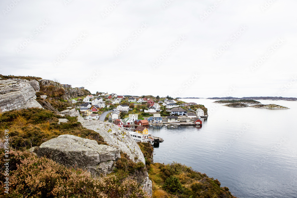 Scandinavia fishing village