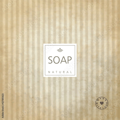 Background for natural handmade soap.