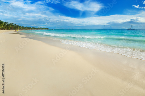 Saona Island in the Caribbean