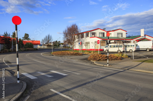 Slika na platnu te anau town important traveling center in south island new zeal