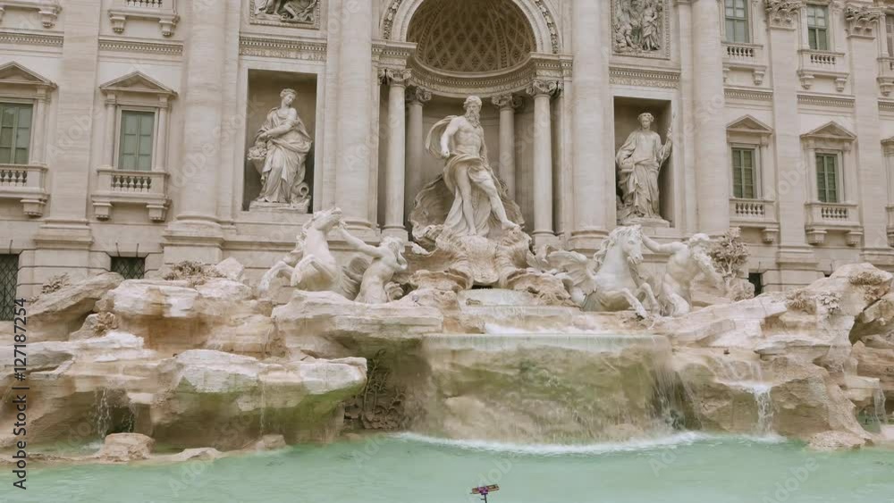 Amazing Fountains of Trevi in Rome known as Fontana di Trevi Amazing Fountains of Trevi in Rome known as Fontana di Trevi