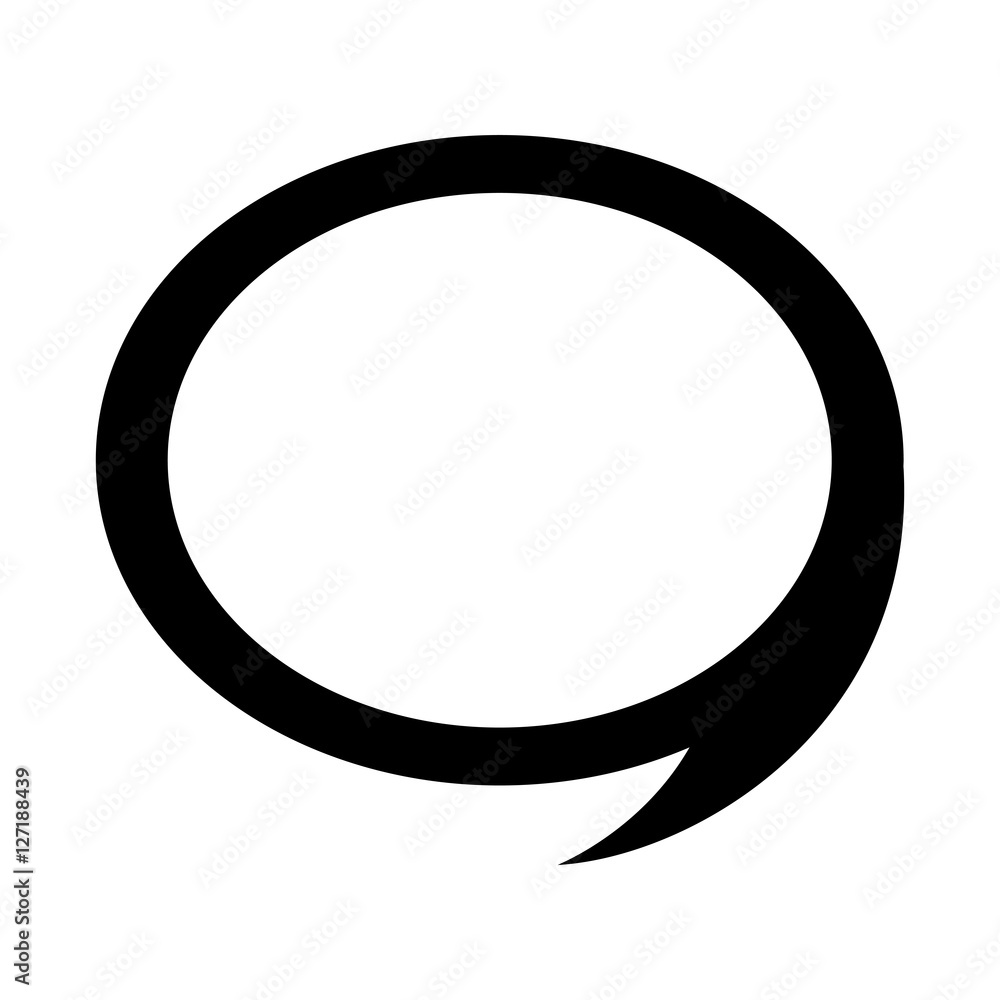 Bubble icon. Communication message conversation and talk theme. Isolated design. Vector illustration Bubble icon. Communication message conversation and talk theme. Isolated design. Vector illustration