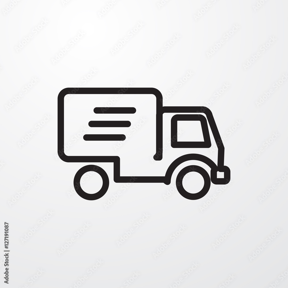 truck icon illustration