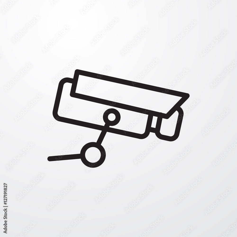 security camera icon illustration security camera icon illustration