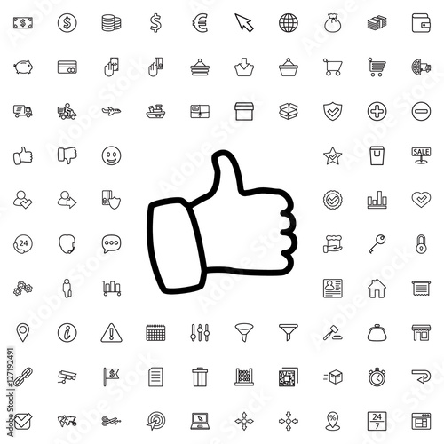 like icon illustration